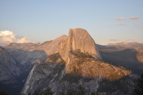 Halfdome at sunset, Glacier Point. Sept 22, 2012. photo by kathryn arnold
