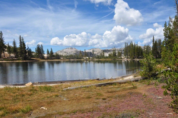Approaching Lower Cathedral lake on Sept 8 2012, photo by kathryn arnold