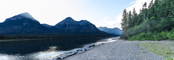 Waterton Lake from Goat Haunt area, August 2015